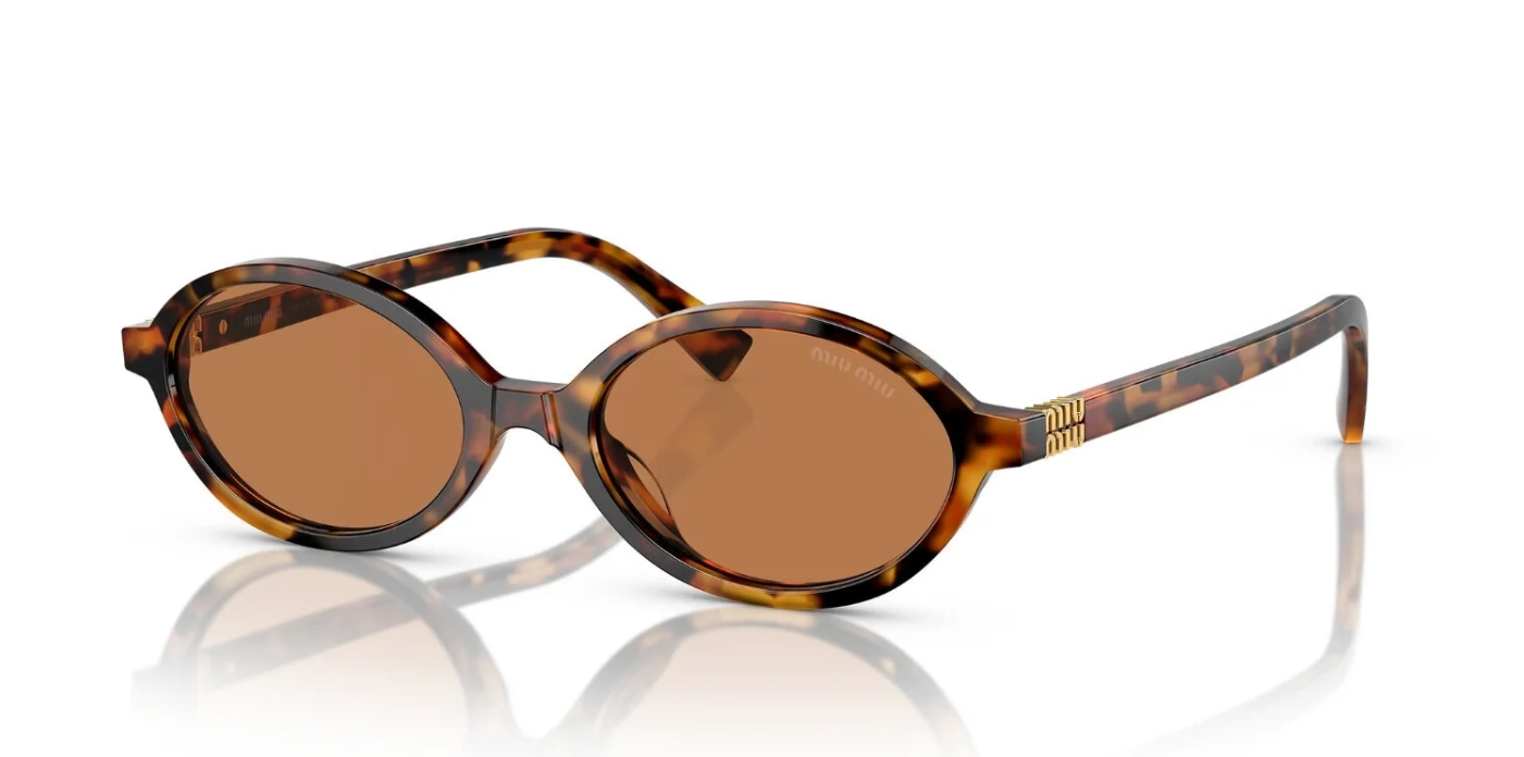 Miu Miu MU 04ZS Oval Güneş Gözlüğü - Alternatif